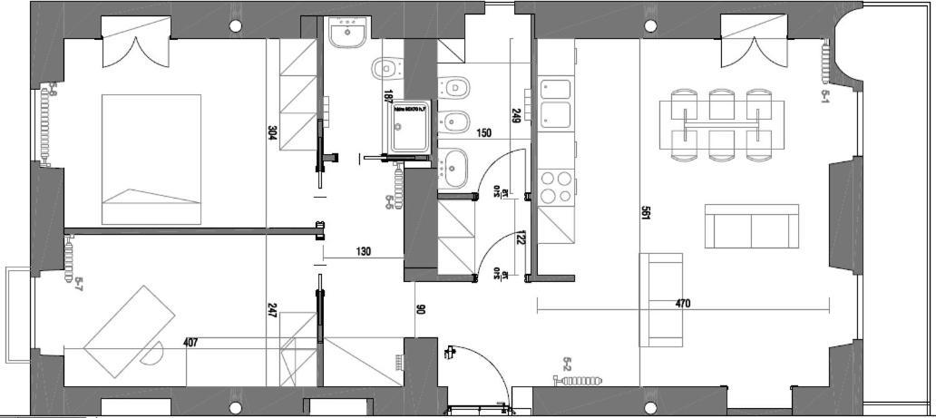 Appartamento con 2 Camere da Letto